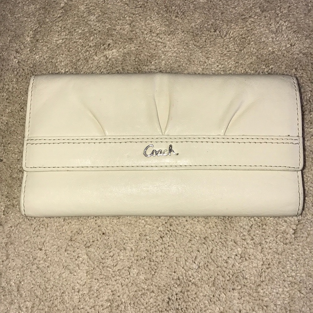 Coach Wallet - cream